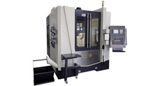 VL-8i线轨立式加工中心－线轨立式加工中心Z轴采用高刚性滚柱线轨,提升Z轴载重及刚性